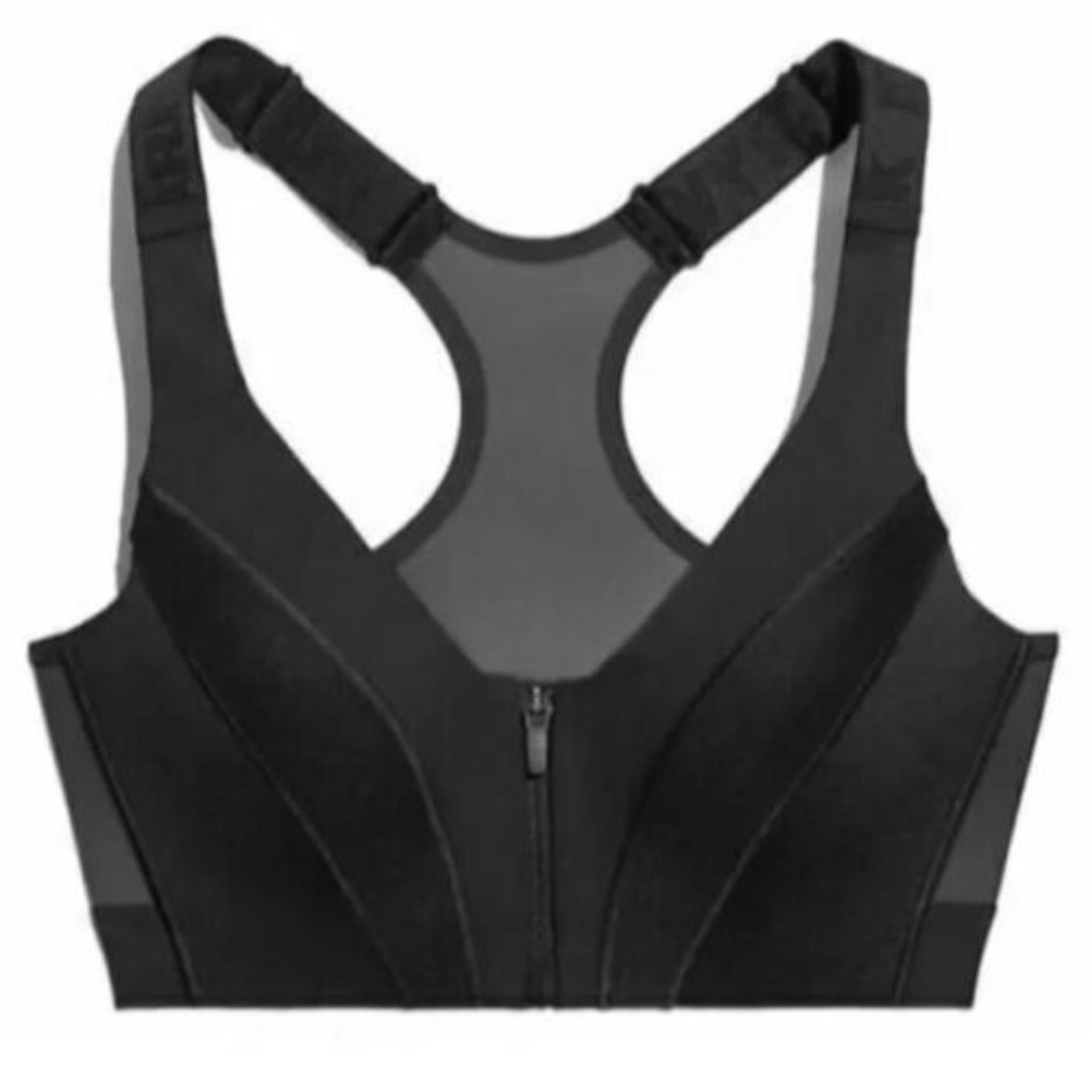 Adidas Women's Ivy Park Black Zip Bra Size xs GT8998